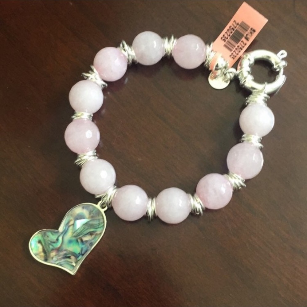 NWT rose quartz bracelet